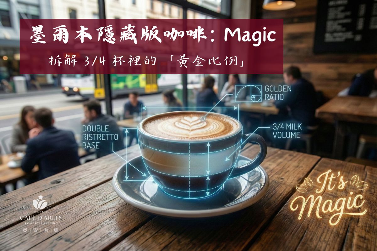 墨爾本隱藏版咖啡 Magic 是什麼？與 Flat White、Piccolo 的比例差異全解析
